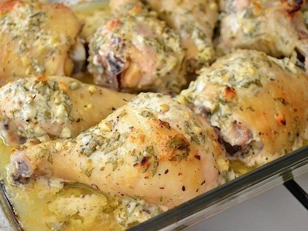 Курица в Маринаде По-гречески